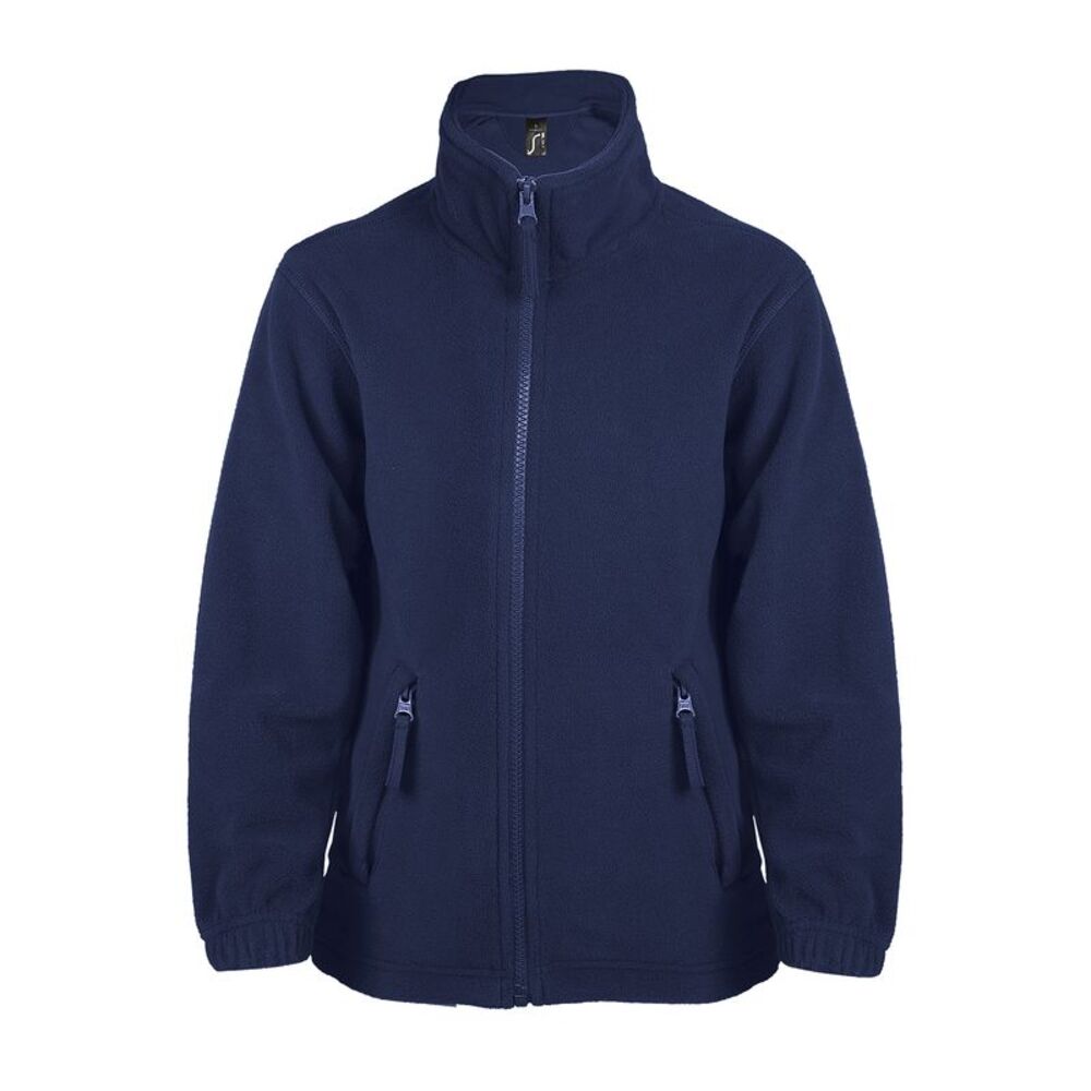 SOLS Childrens/Kids North Zip-Up Fleece Jacket / Navy